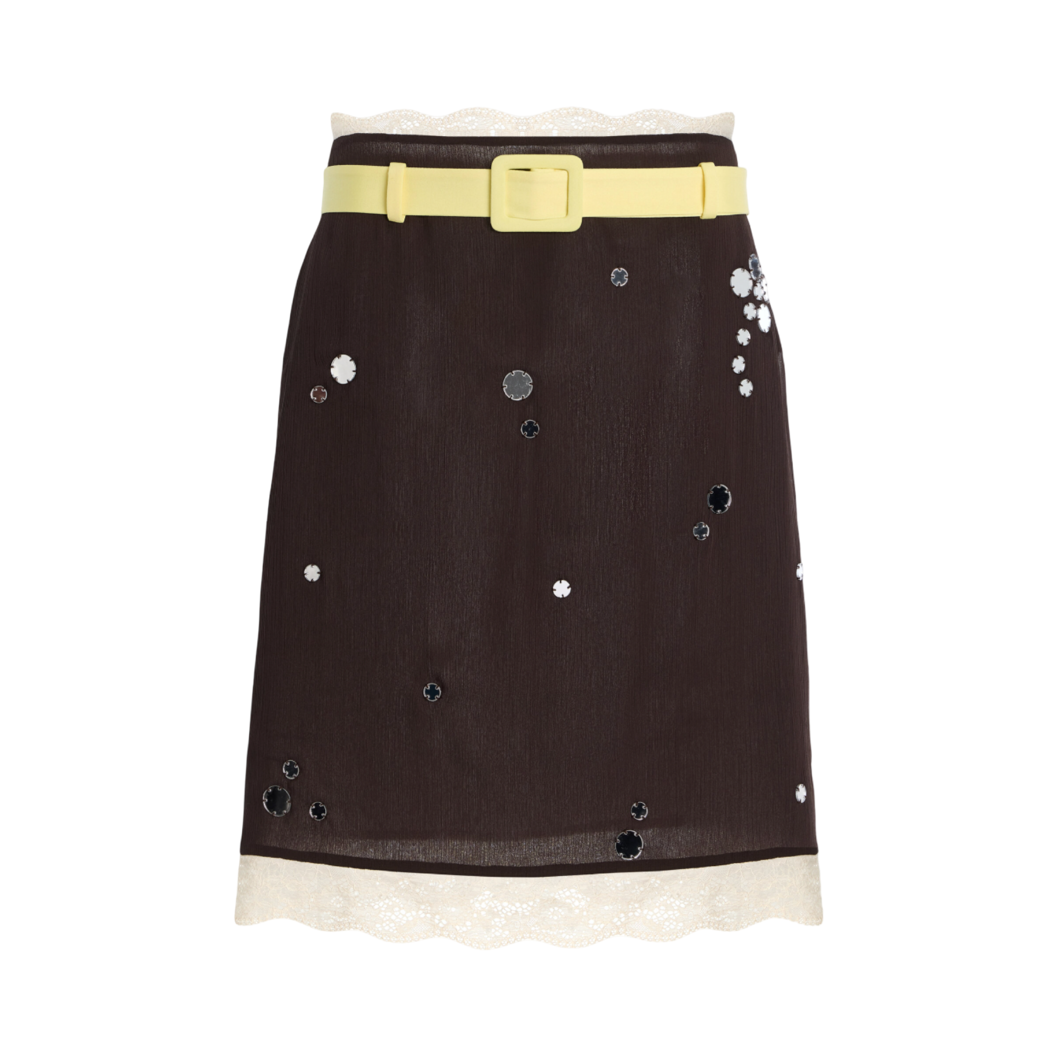 Exclusive Riviera Helnas Crepe Midi Skirt