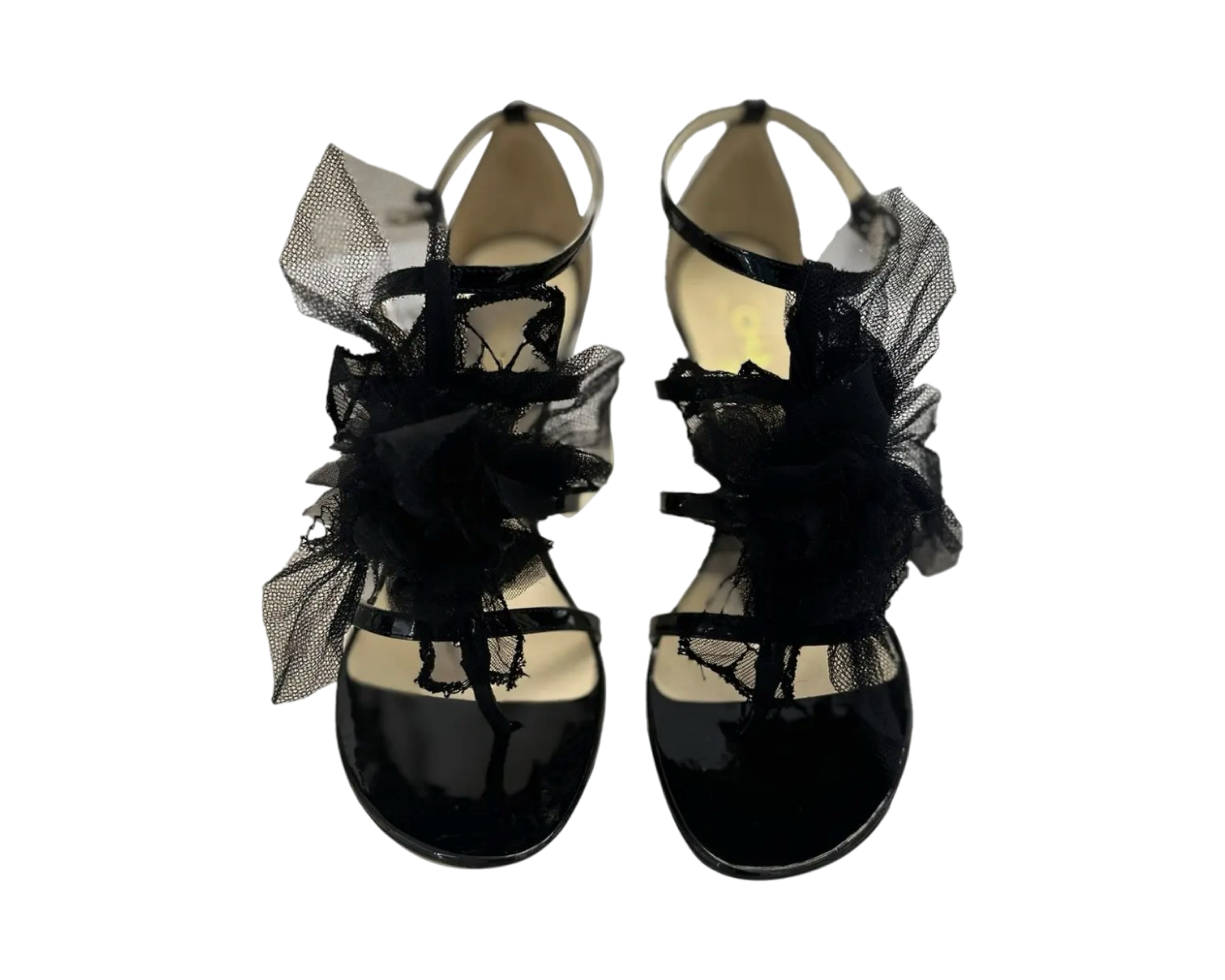 Organza Heeled Sandal