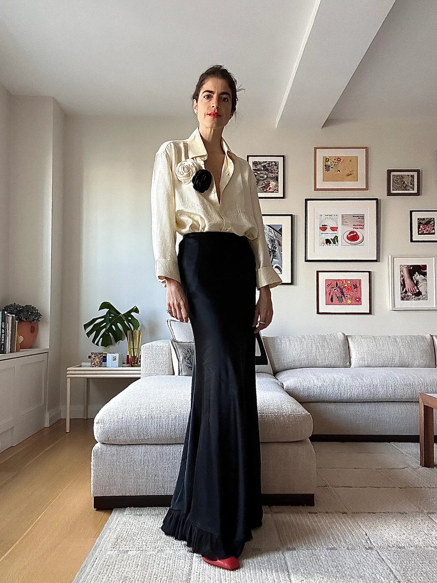 Ways to wear a gown skirt to whatever fancy shit you have going on the Cafe Leandra
