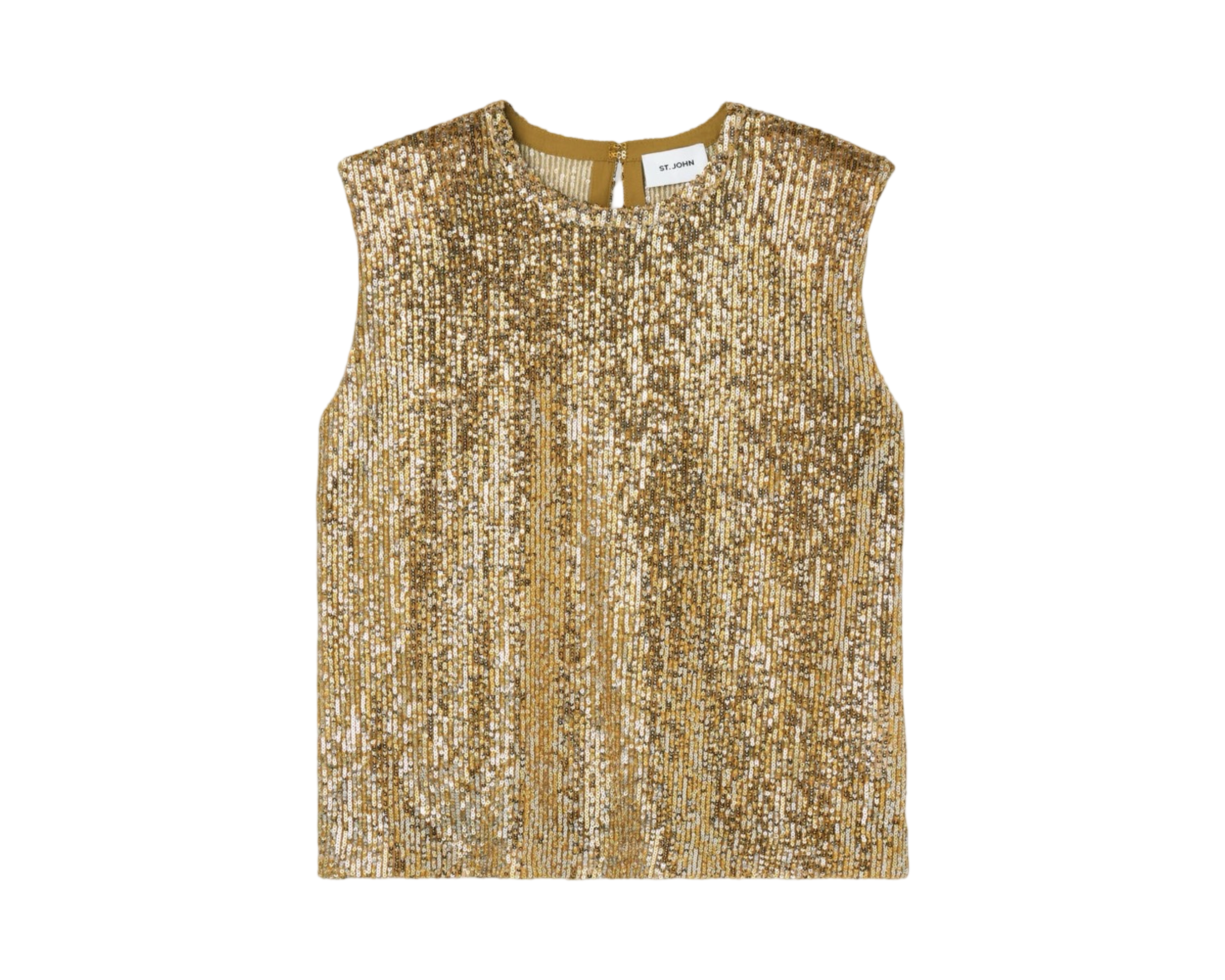 Sequin Knit Sleeveless Top