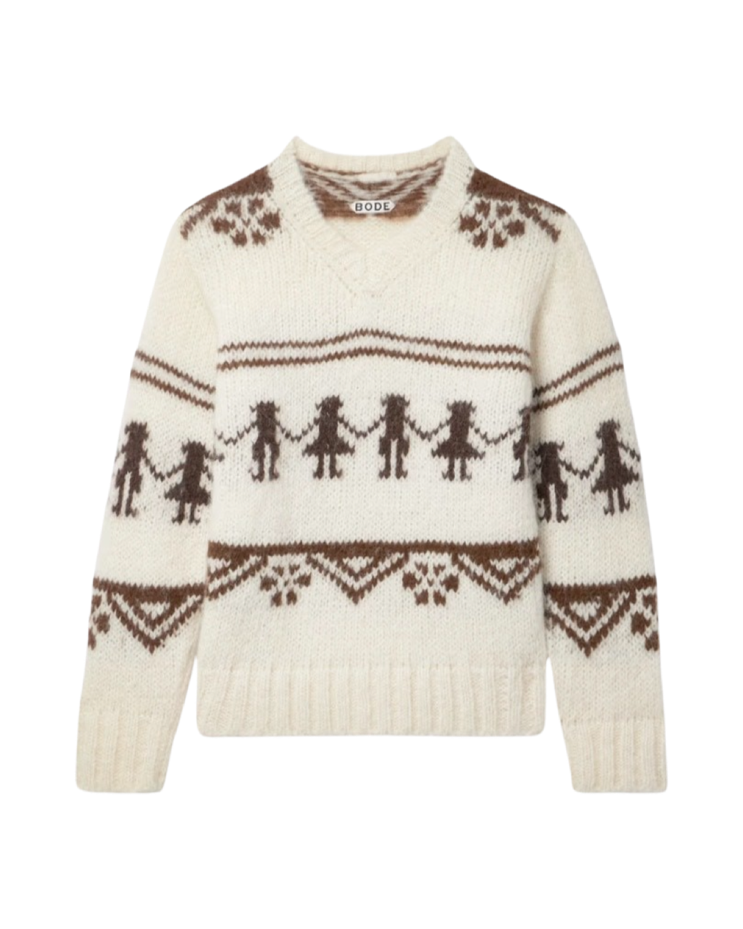 Alpaca-blend Jacquard Sweater