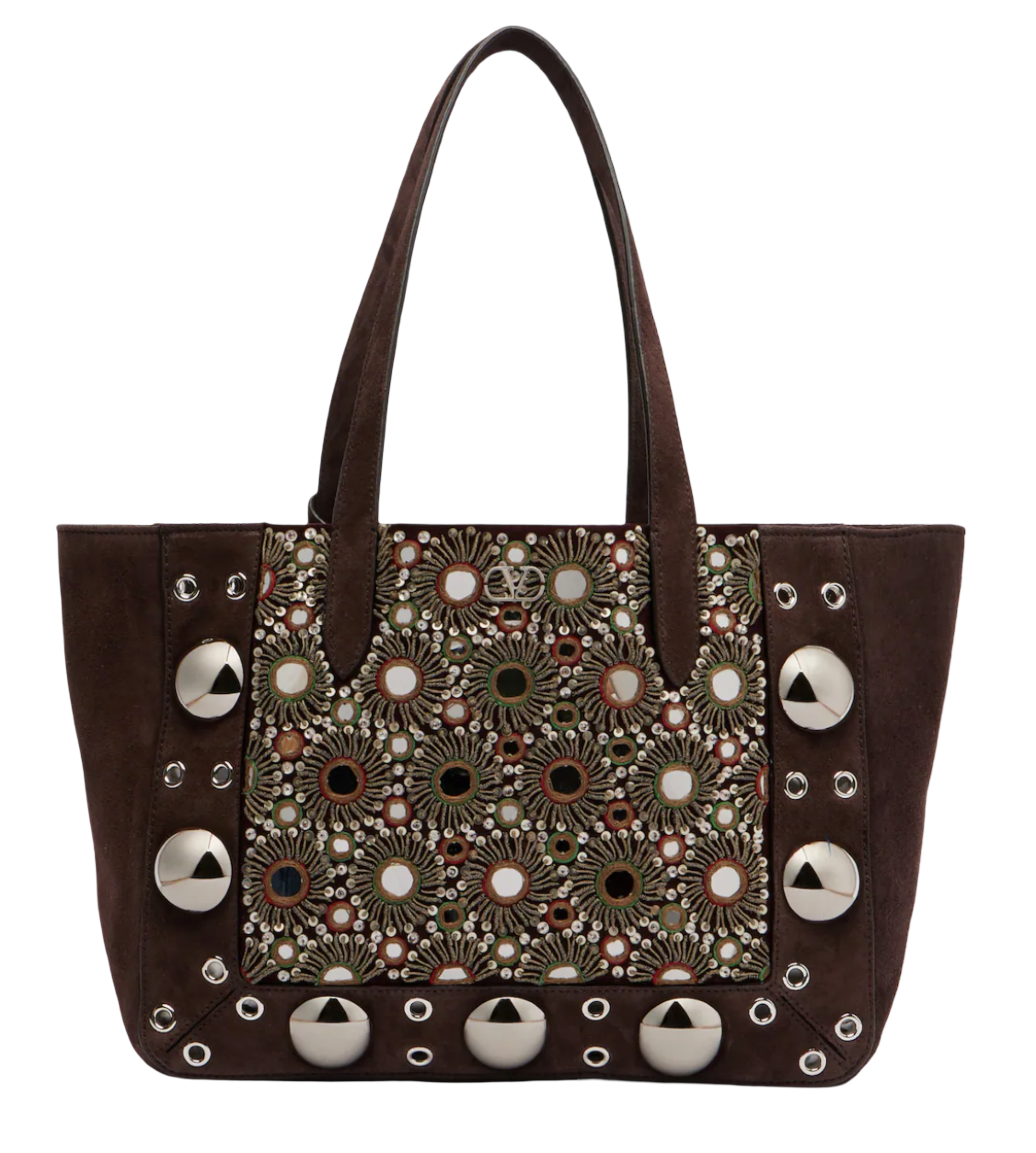 Nellcôte Medium suede tote bag