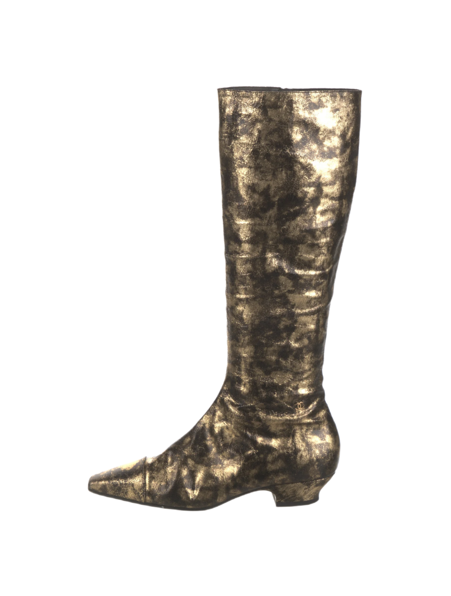 Interlocking CC Logo Riding Boots