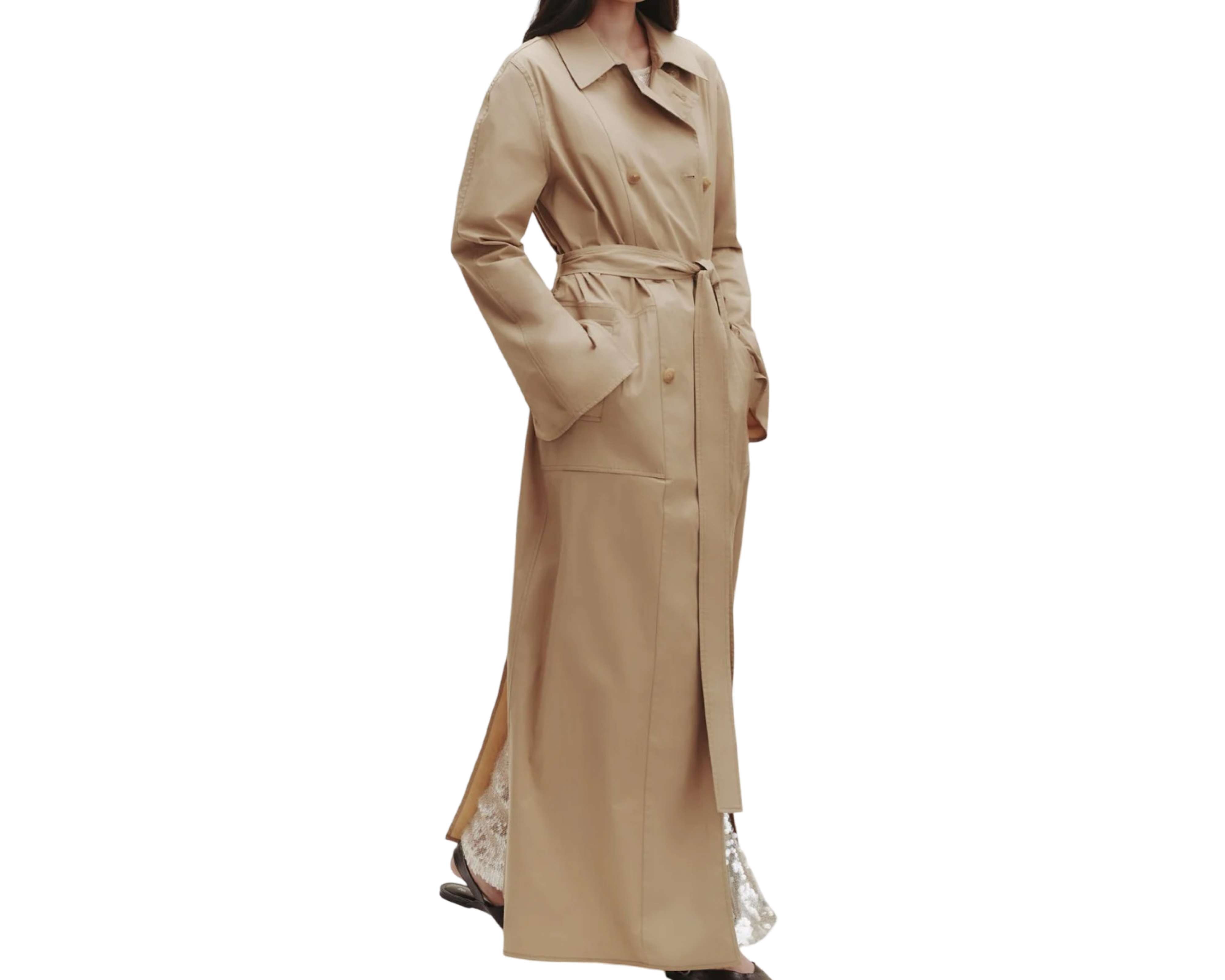 Back and Forth Trench in Dense Cotton Poplin