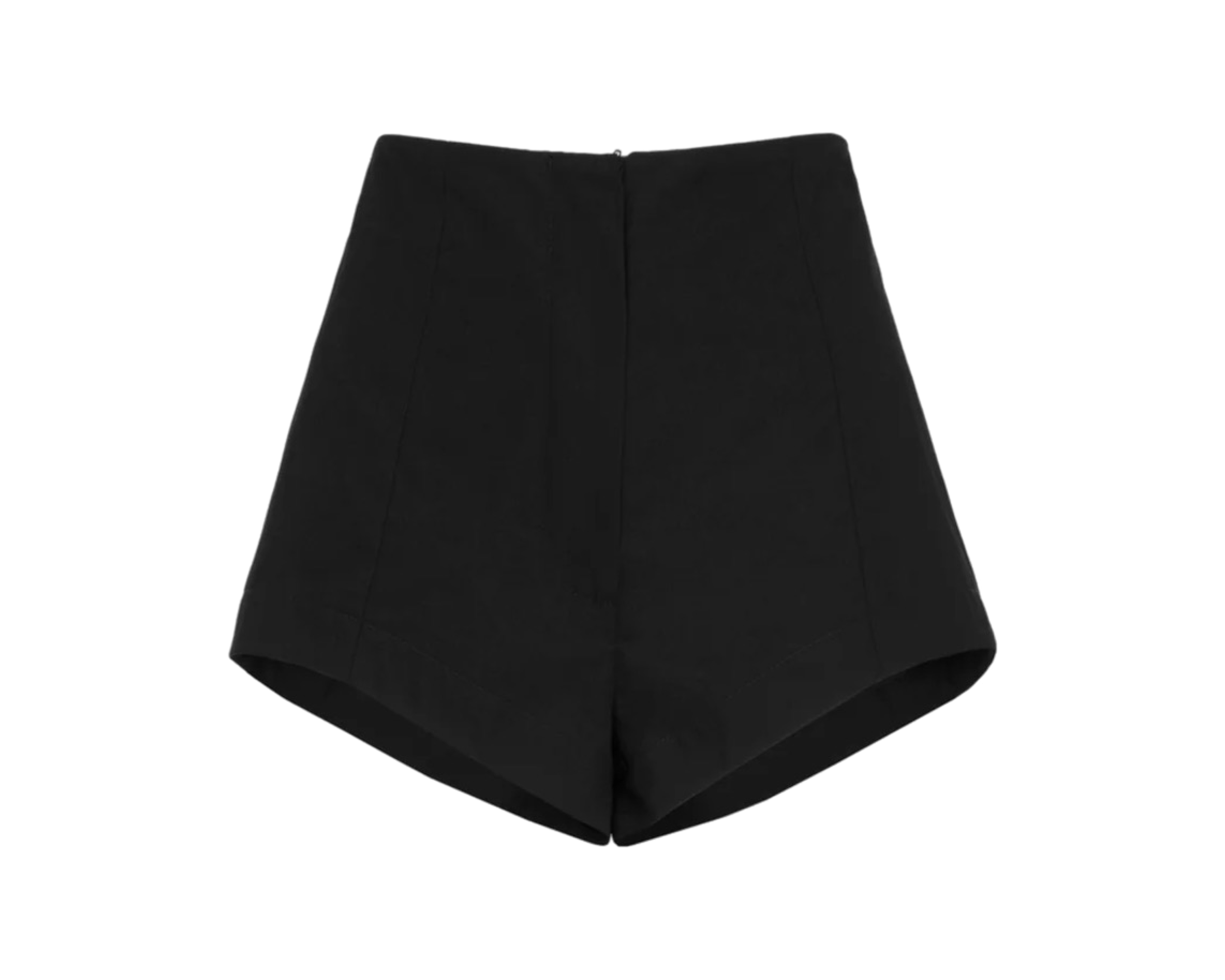 Donna Black Cotton Shorts