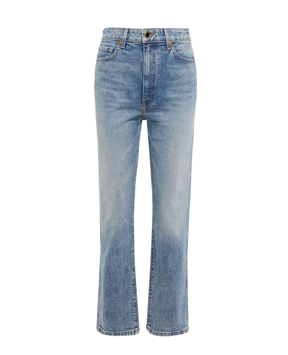 High-rise Straight Jeans