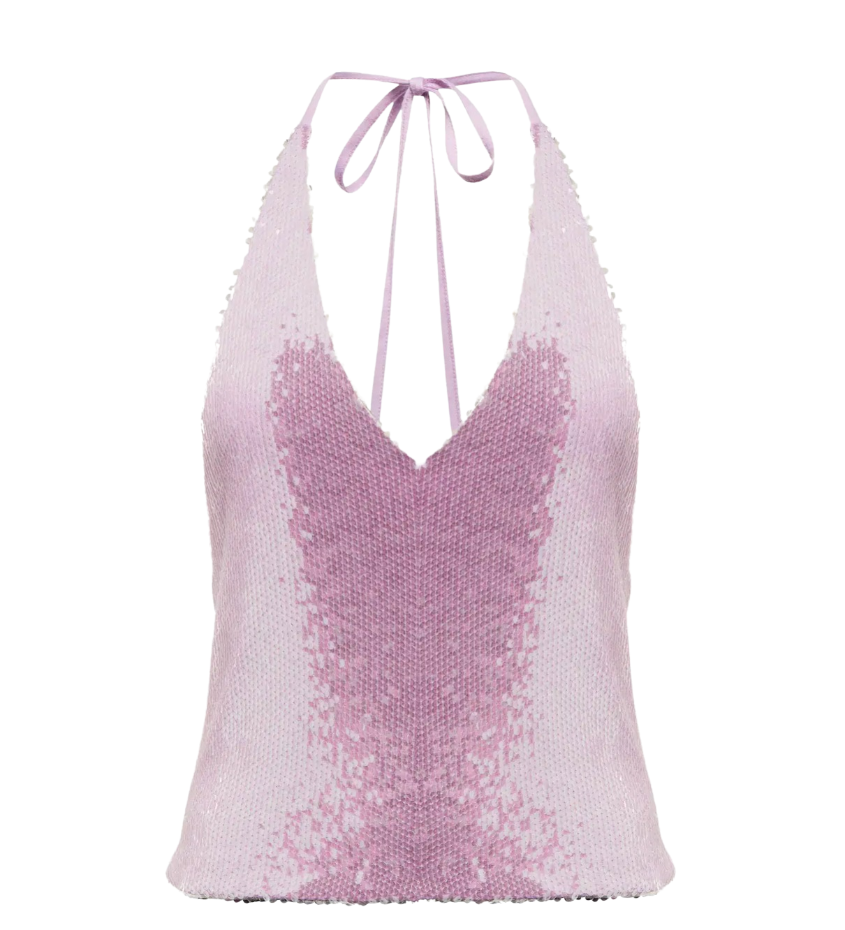 Sequined Halterneck Top