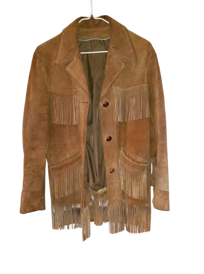 Vintage Western Suede Fringe Jacket
