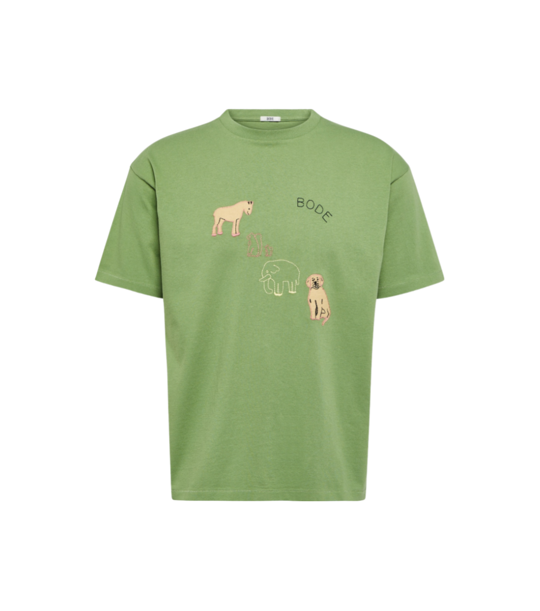 Tiny Zoo appliqué cotton T-Shirt