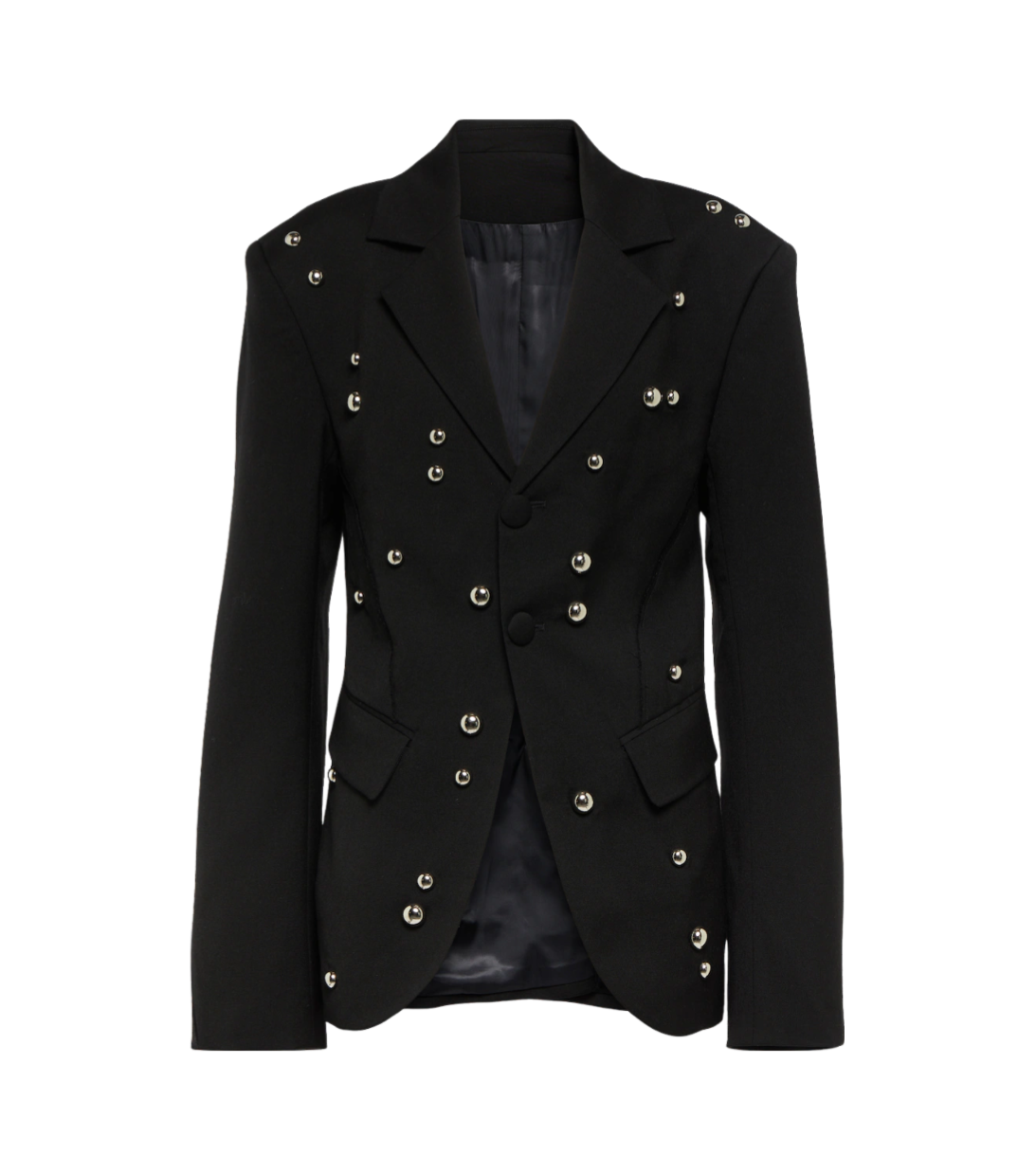 Embellished Wool-blend Blazer