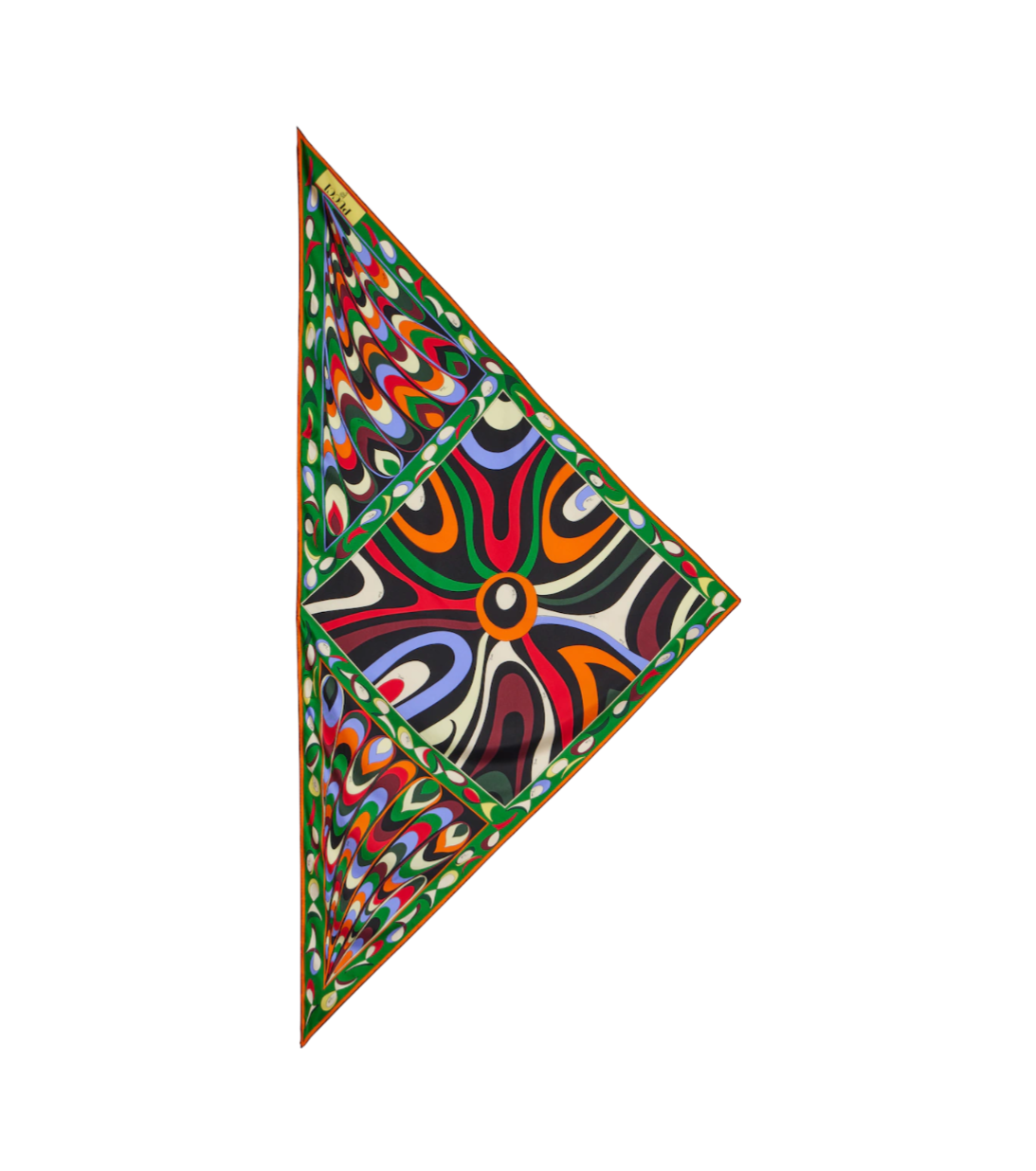 Patchwork Silk Twill Scarf