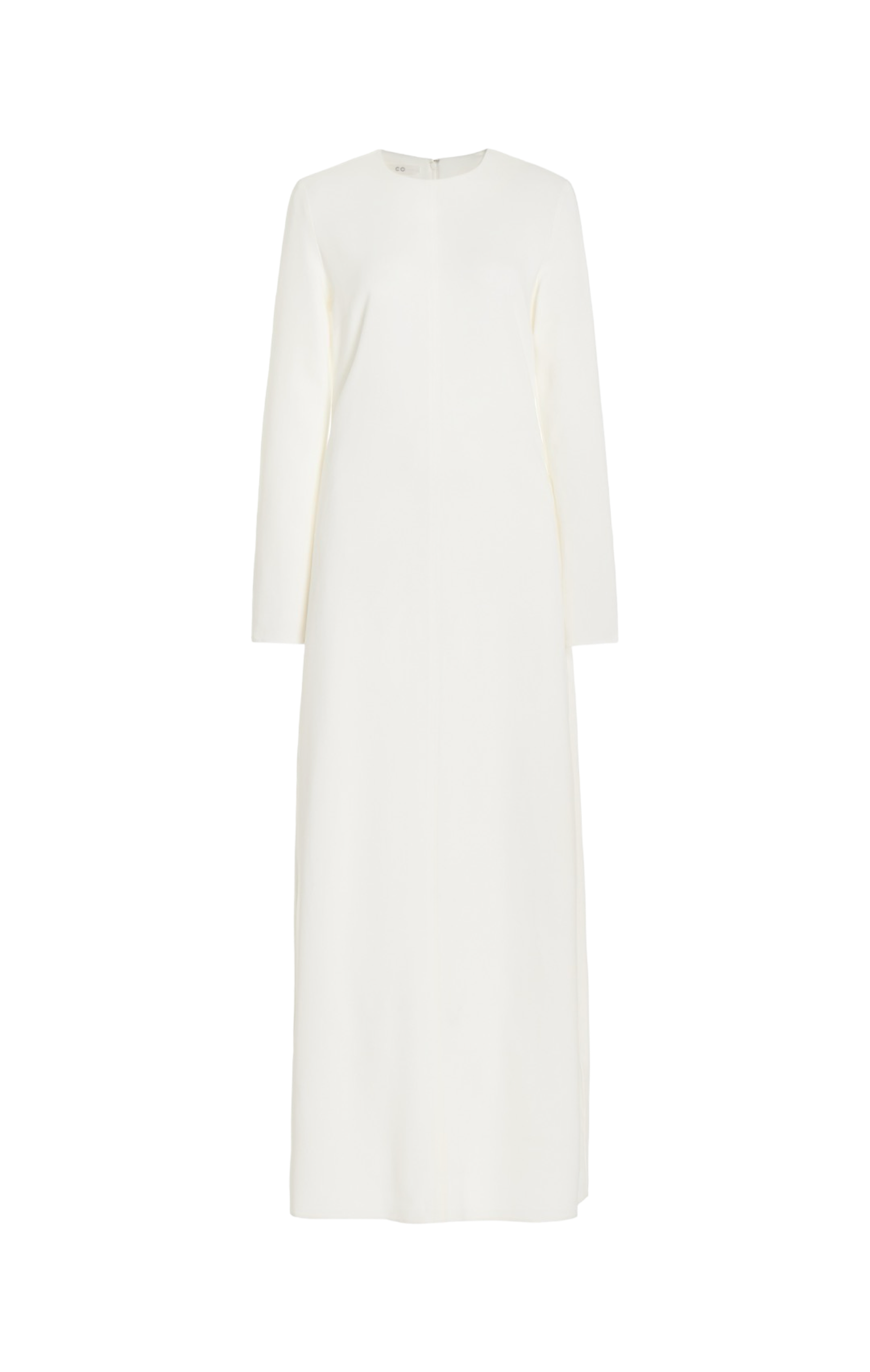 Crepe Maxi Column Dress