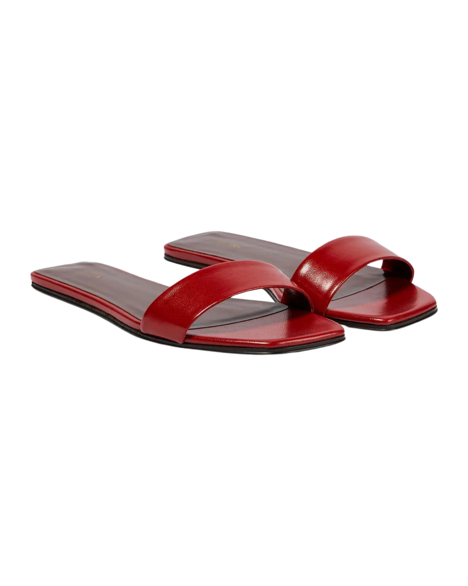 Chocolate Leather Flats