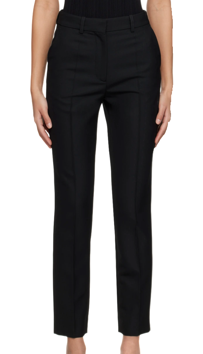 Black Slim-fit Trousers