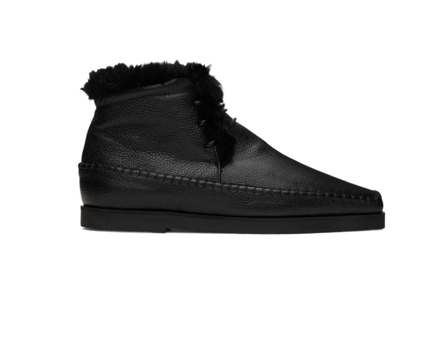 Black High-Top Boots