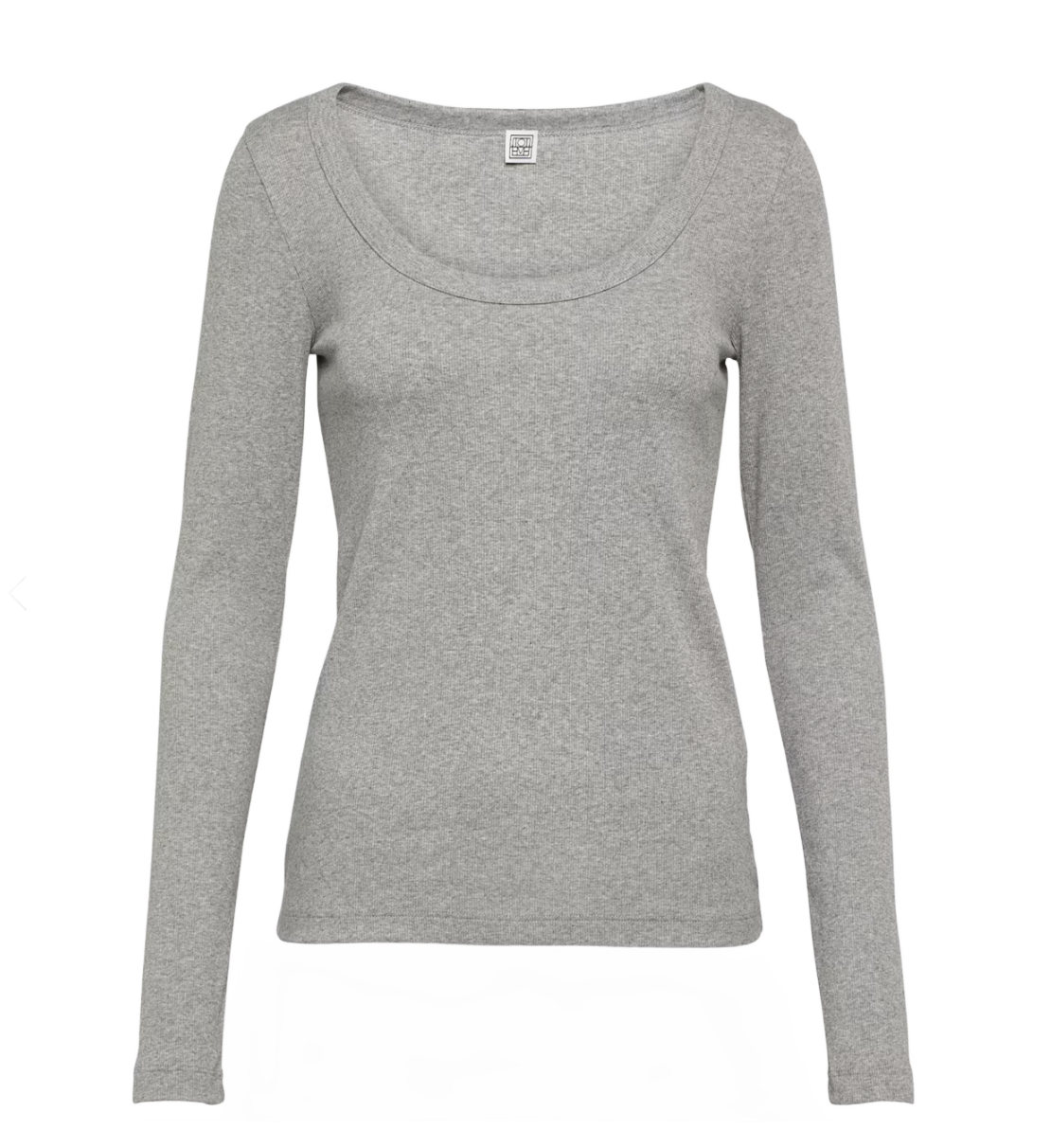 Ribbed-knit Cotton-blend Jersey Top