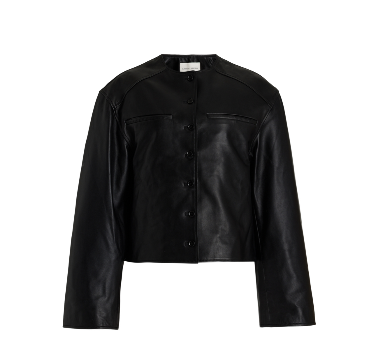 Brize Cropped Leather Jacket