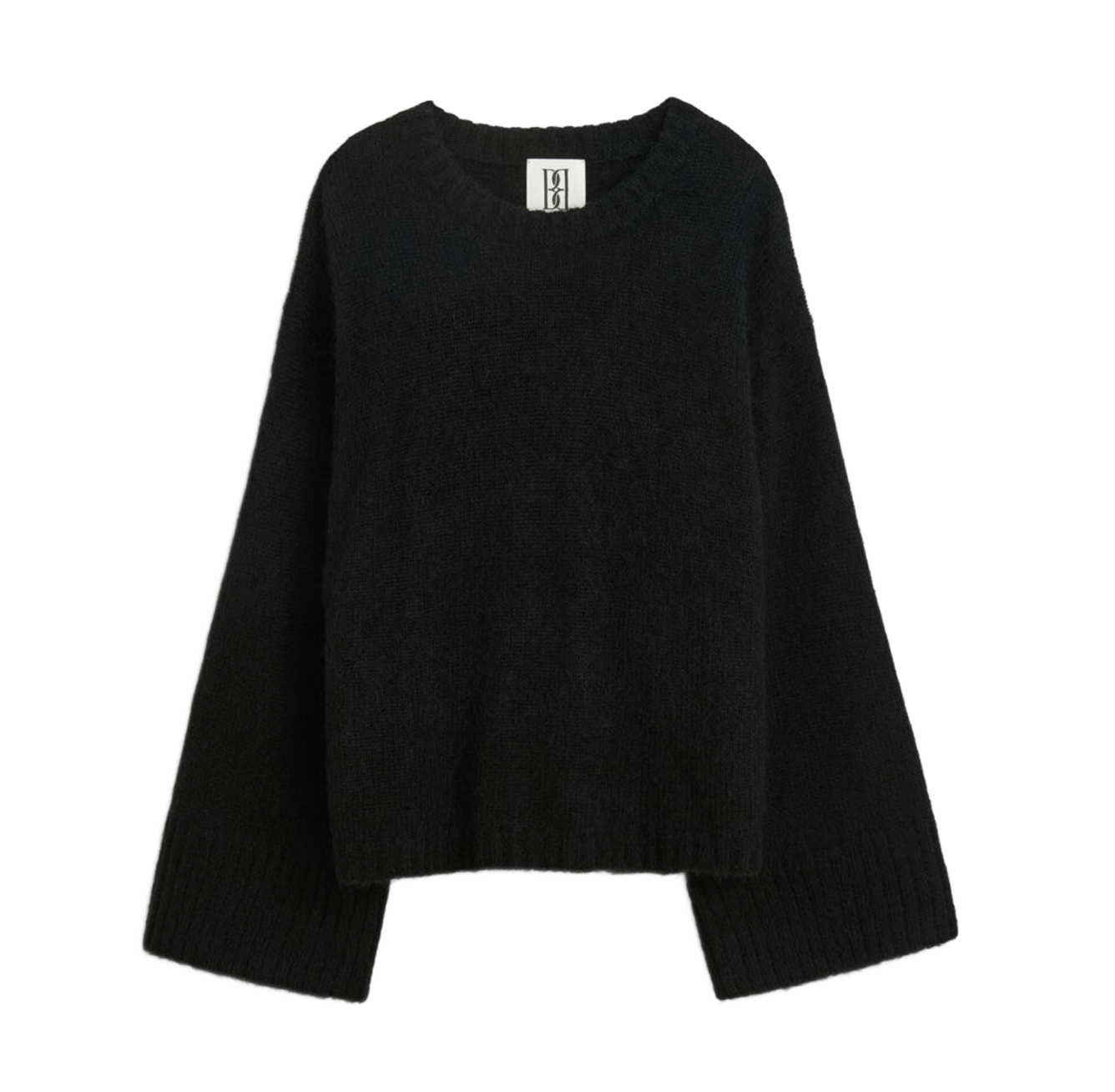 Black Cierra Wool Sweater