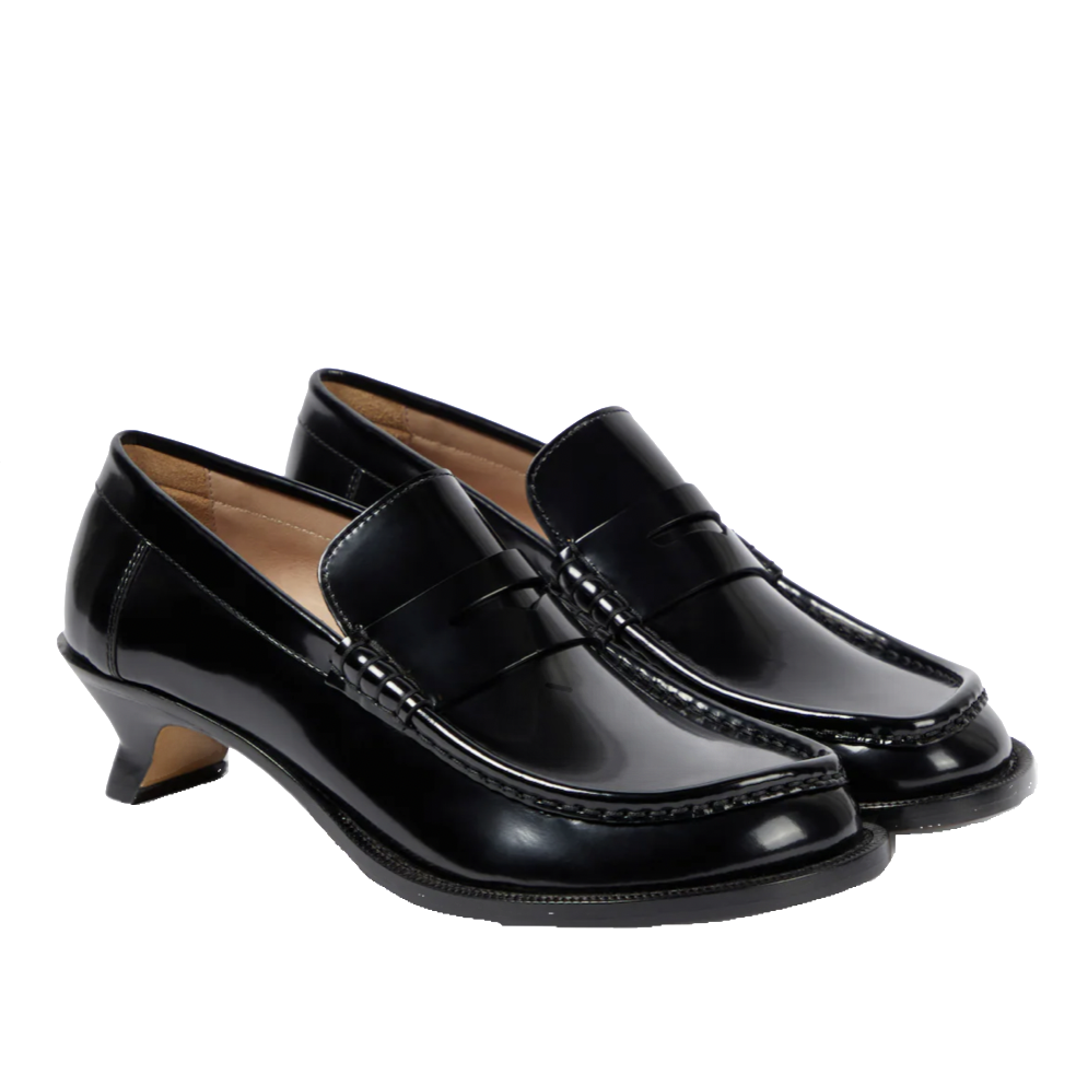 Campo Leather Loafer Pumps