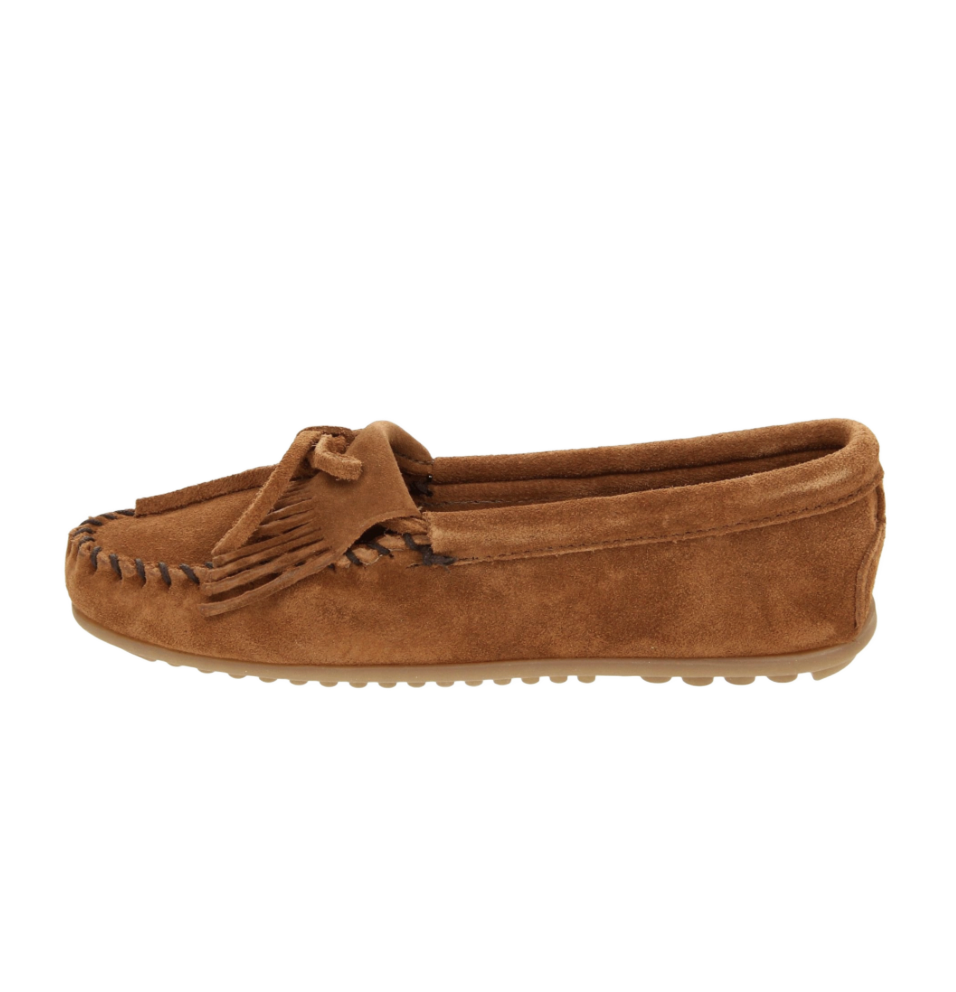 Kilty Suede Moccasins
