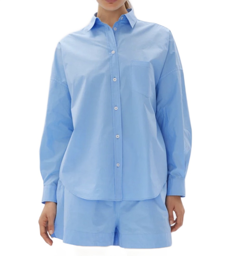 The Chiara Shirt - Azure