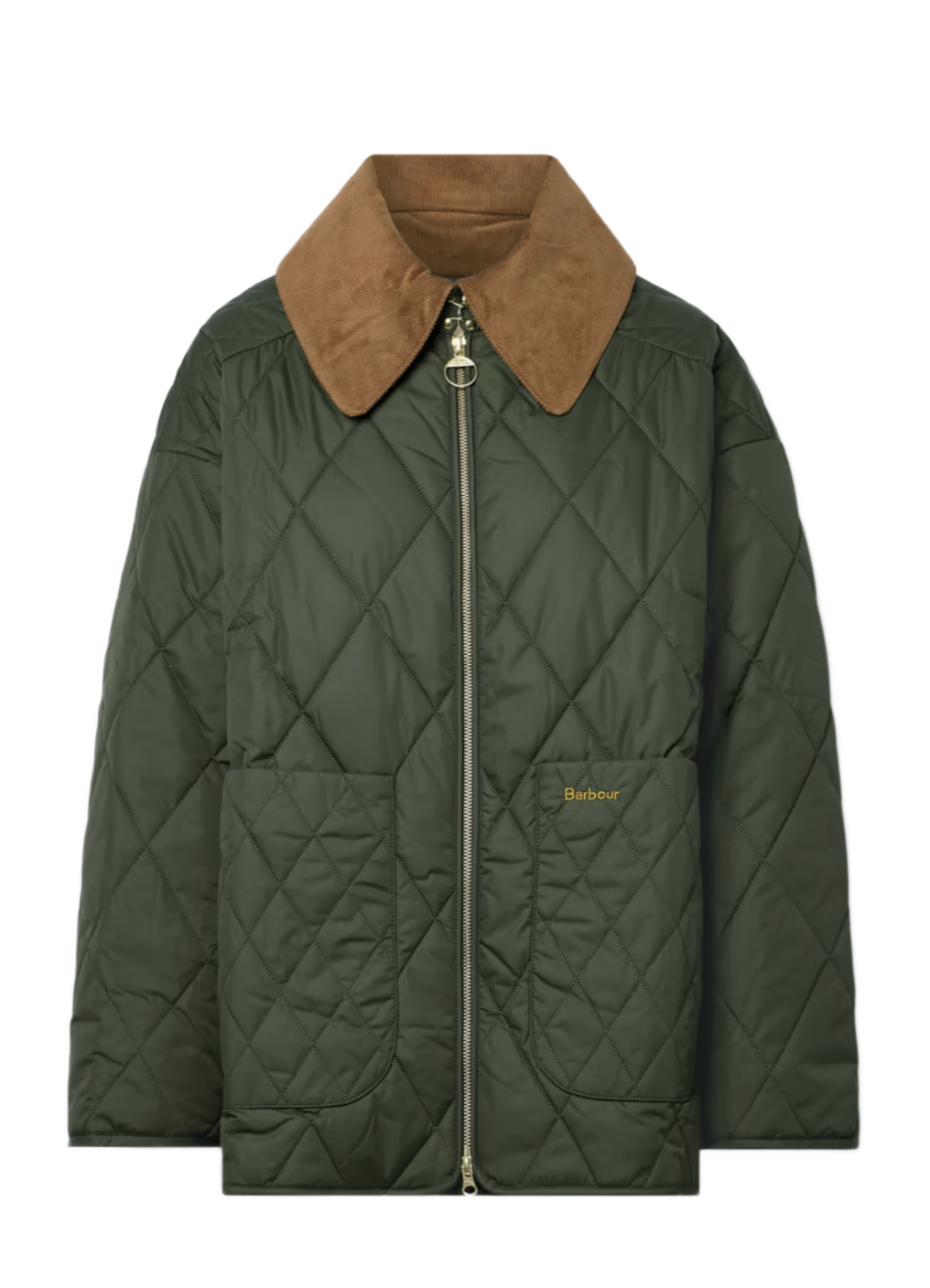 Woodhall Cotton Corduroy-trimmed Quilted Jacket