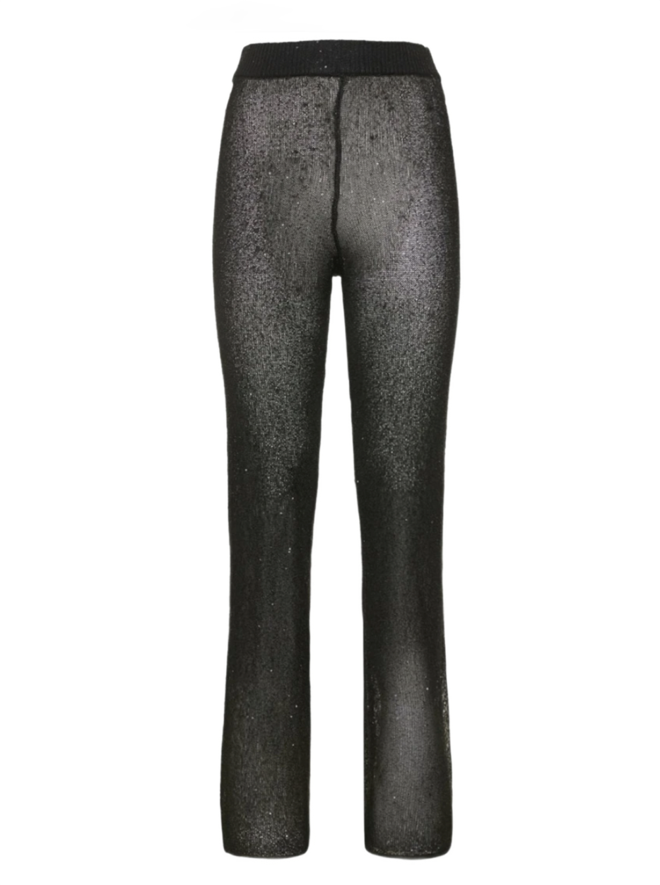 Black Sequin Lounge Pants