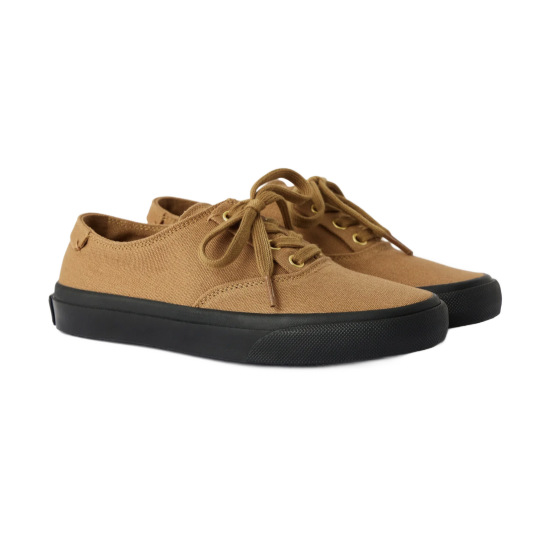 Alex Camel Canvas Lace-up Trainers