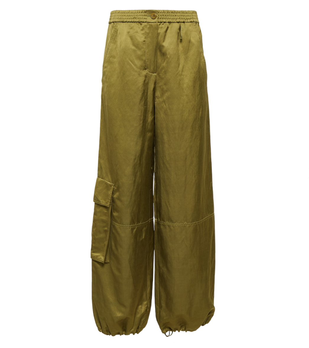 Slouchy Coolness Hemp-blend Cargo Pants