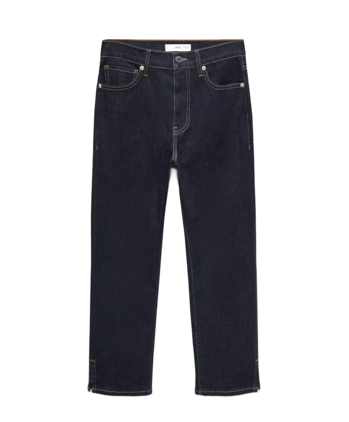 Side Opening Capri Jeans