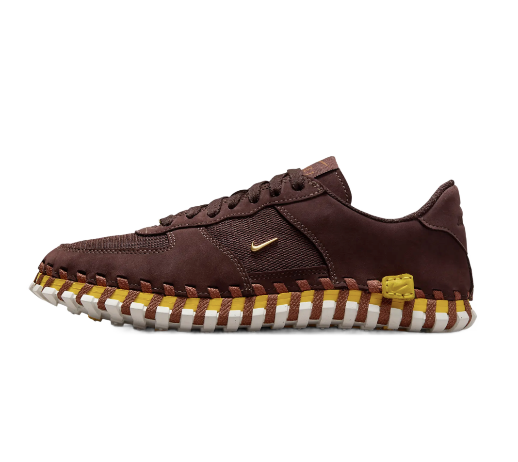 + Jacquemus J Force 1 Suede and Mesh Sneaker