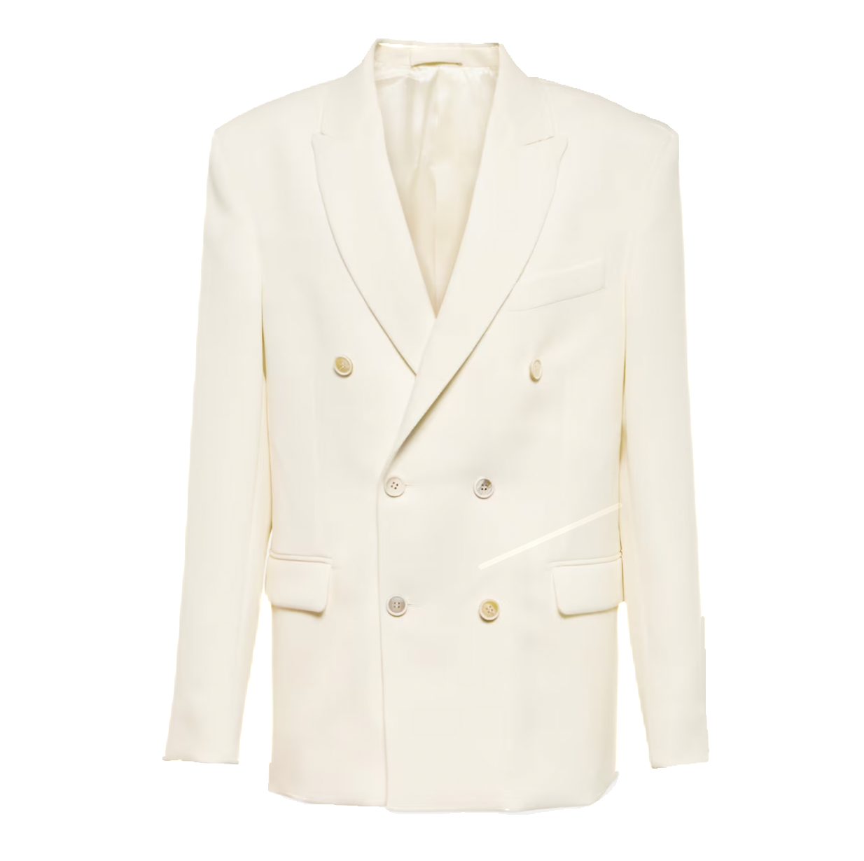 Double-breasted Twill Blazer