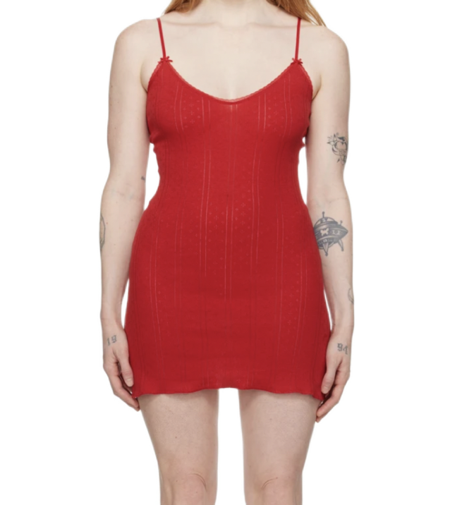 SSENSE Exclusive Red 'The Cami' Minidress