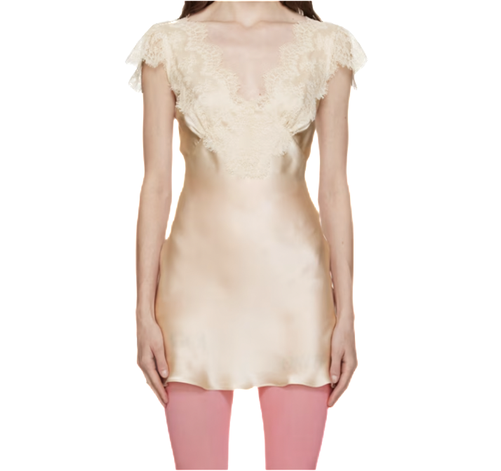Beige Tristessa Minidress