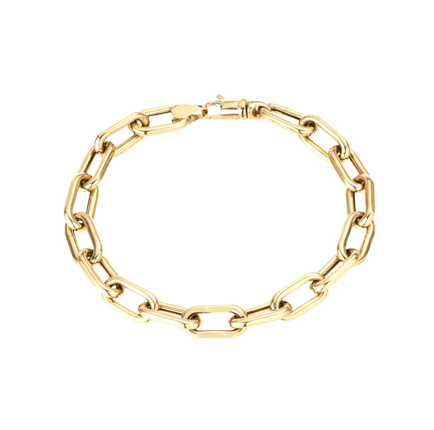 7mm Italian Chain Link Bracelet