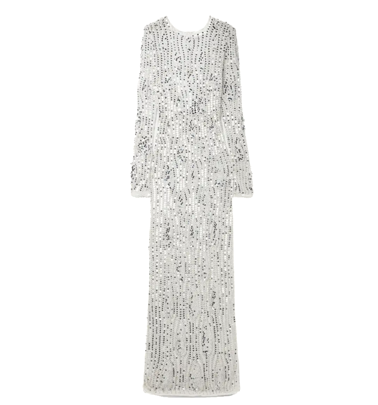 Cherri Open-back Sequin-embellished Crocheted Maxi Dress