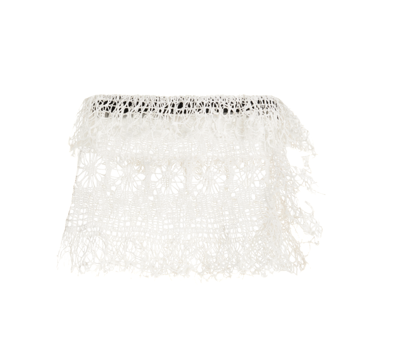 Ames Crocheted Cotton Mini Skirt