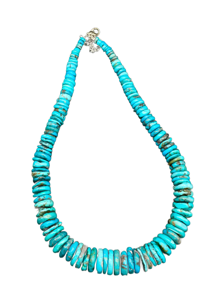 Natural Blue Turquoise Necklace