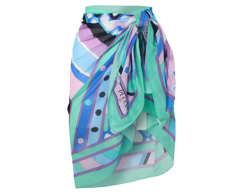 Printed Cotton-voile Pareo
