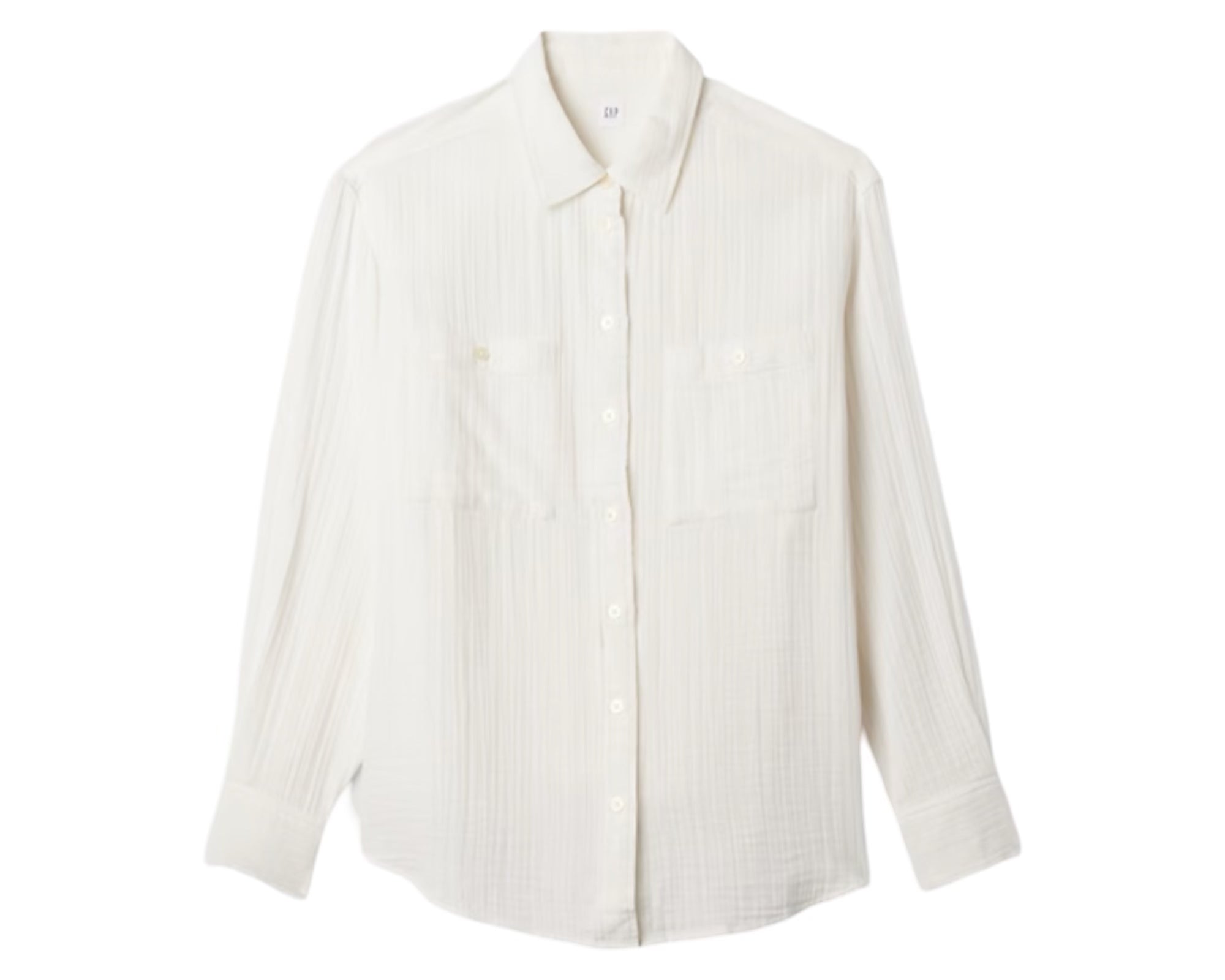 Crinkle Gauze Big Shirt