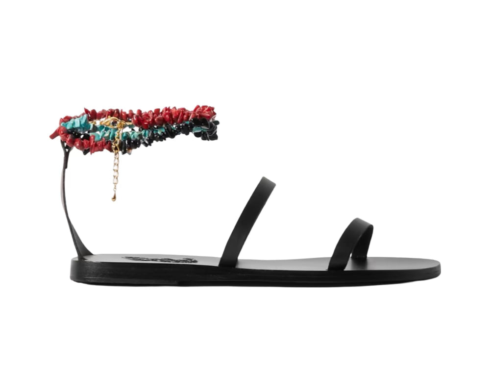 Smirni Embellished Leather Sandals