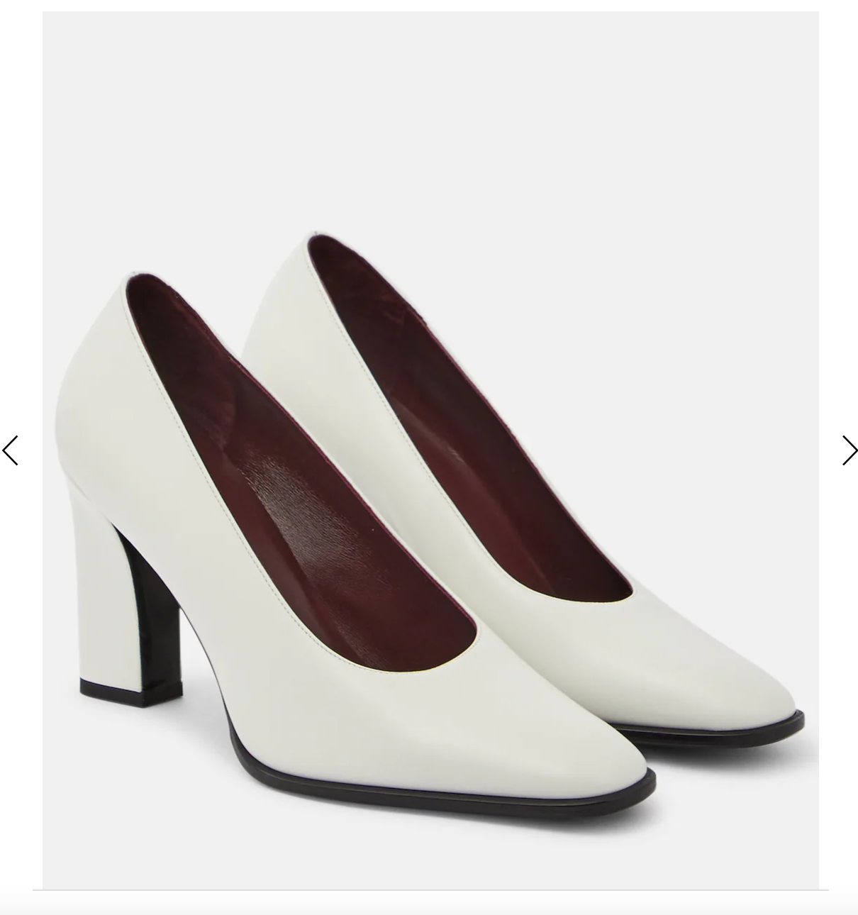 Leather Loafer Pumps