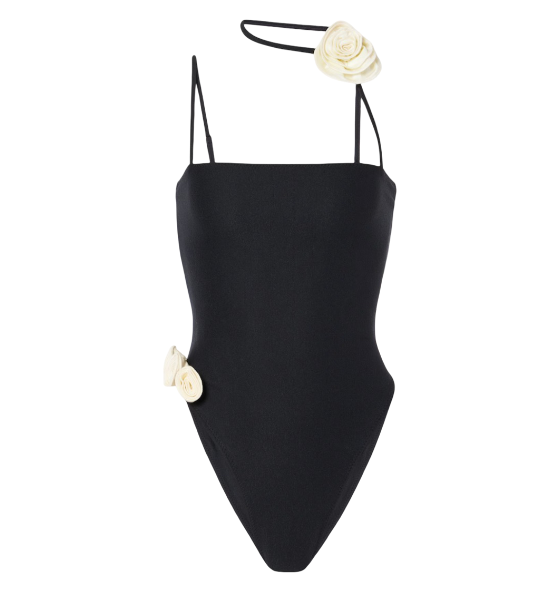 Floral-Appliqué Swimsuit