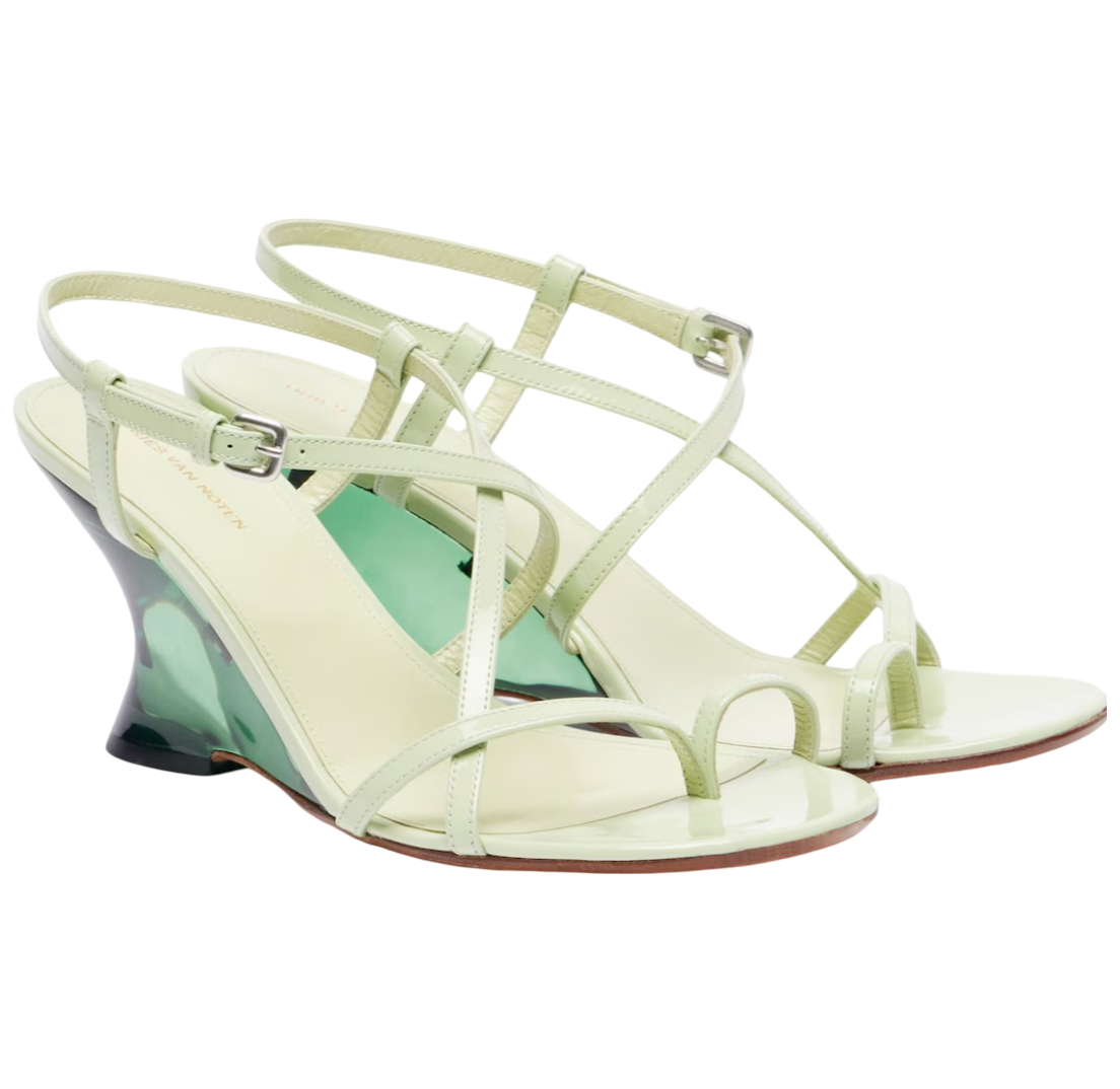 Bulle 105 Patent Leather Mules