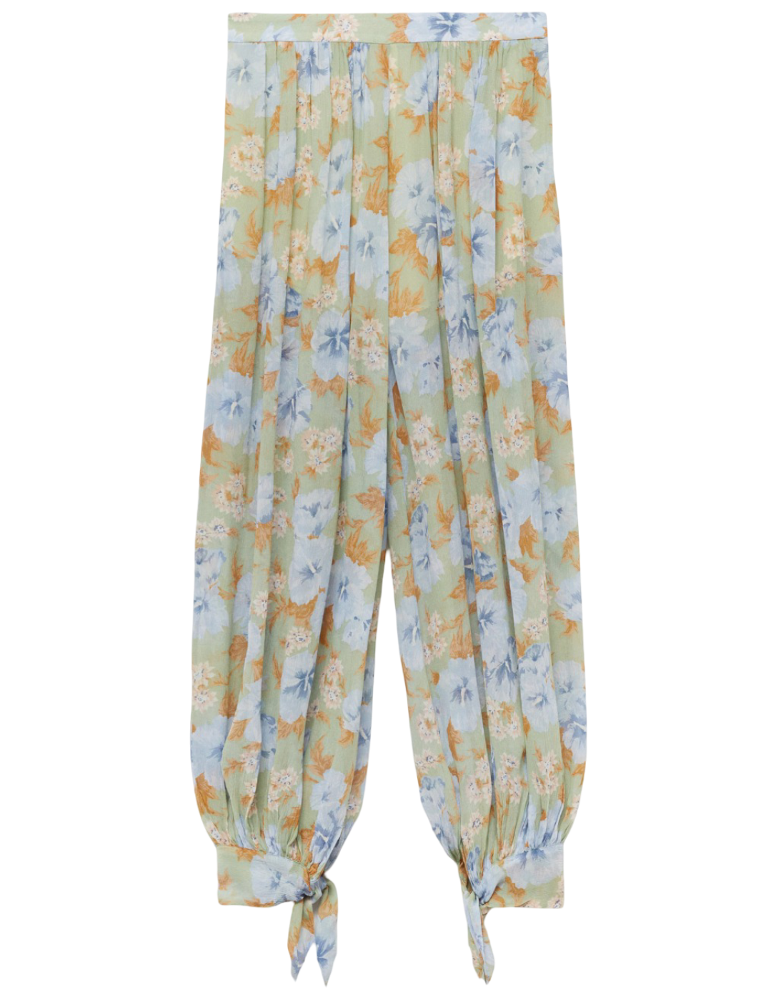Floral-Print Balloon Pants