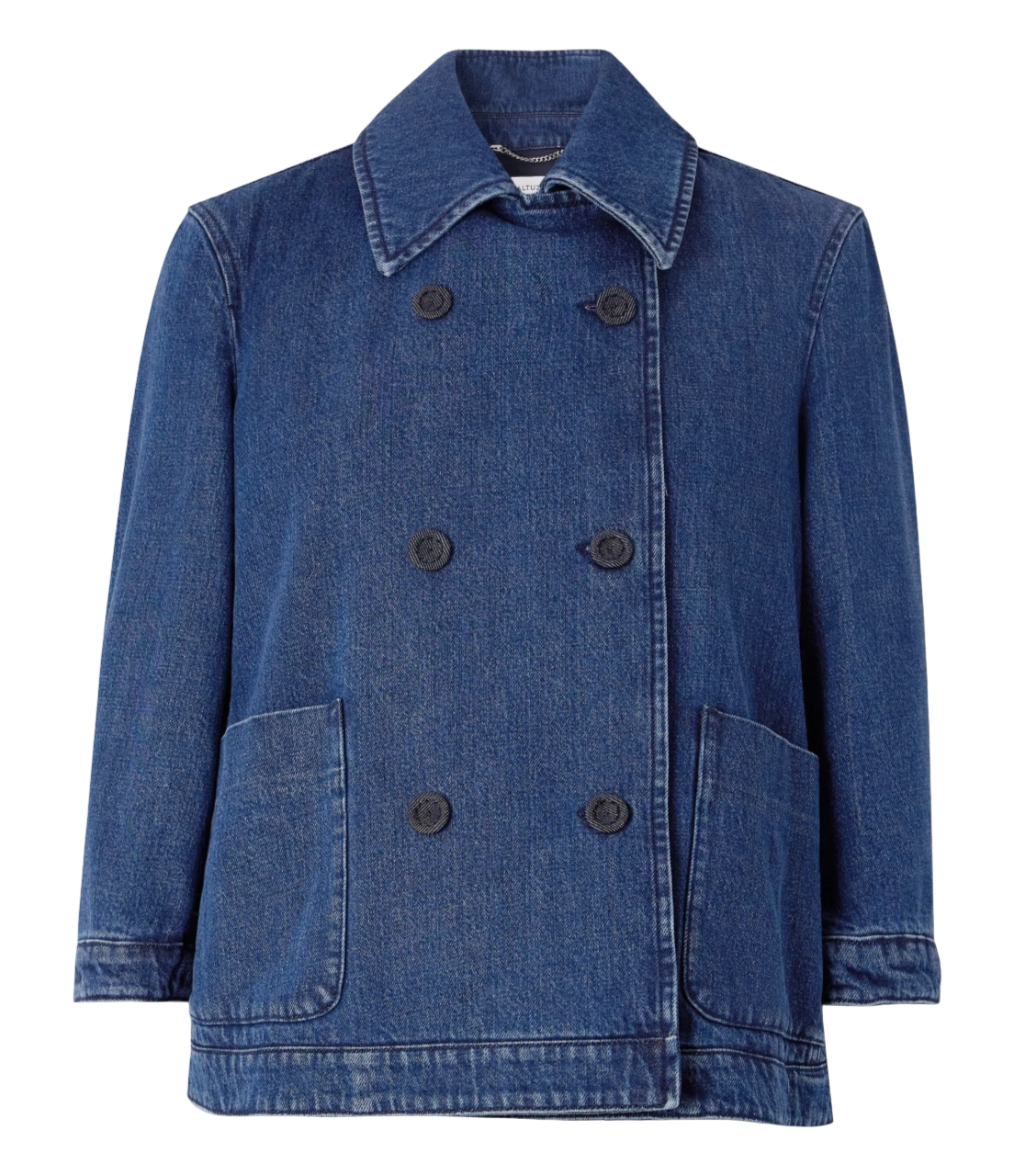 Hayden Double-Breasted Denim Jacket