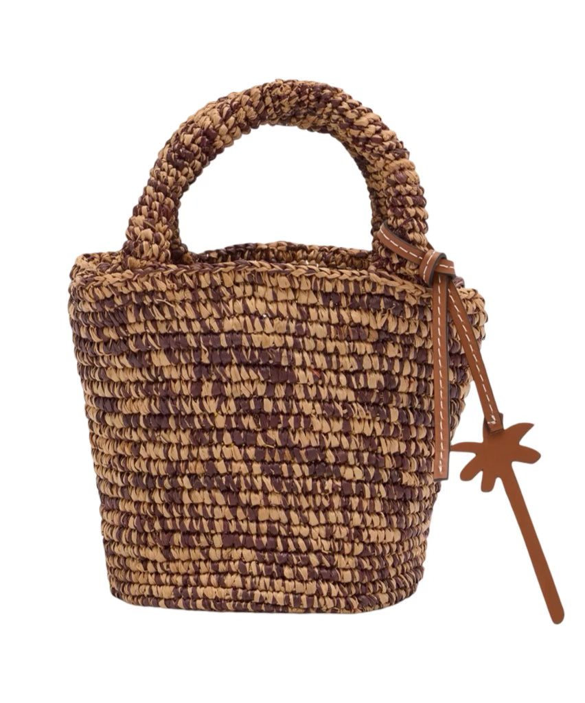 Mini Summer Raffia Top-Handle Bag