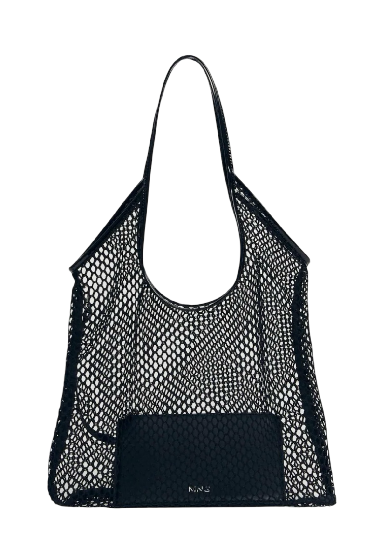 Mesh Pattern Shopper Bag