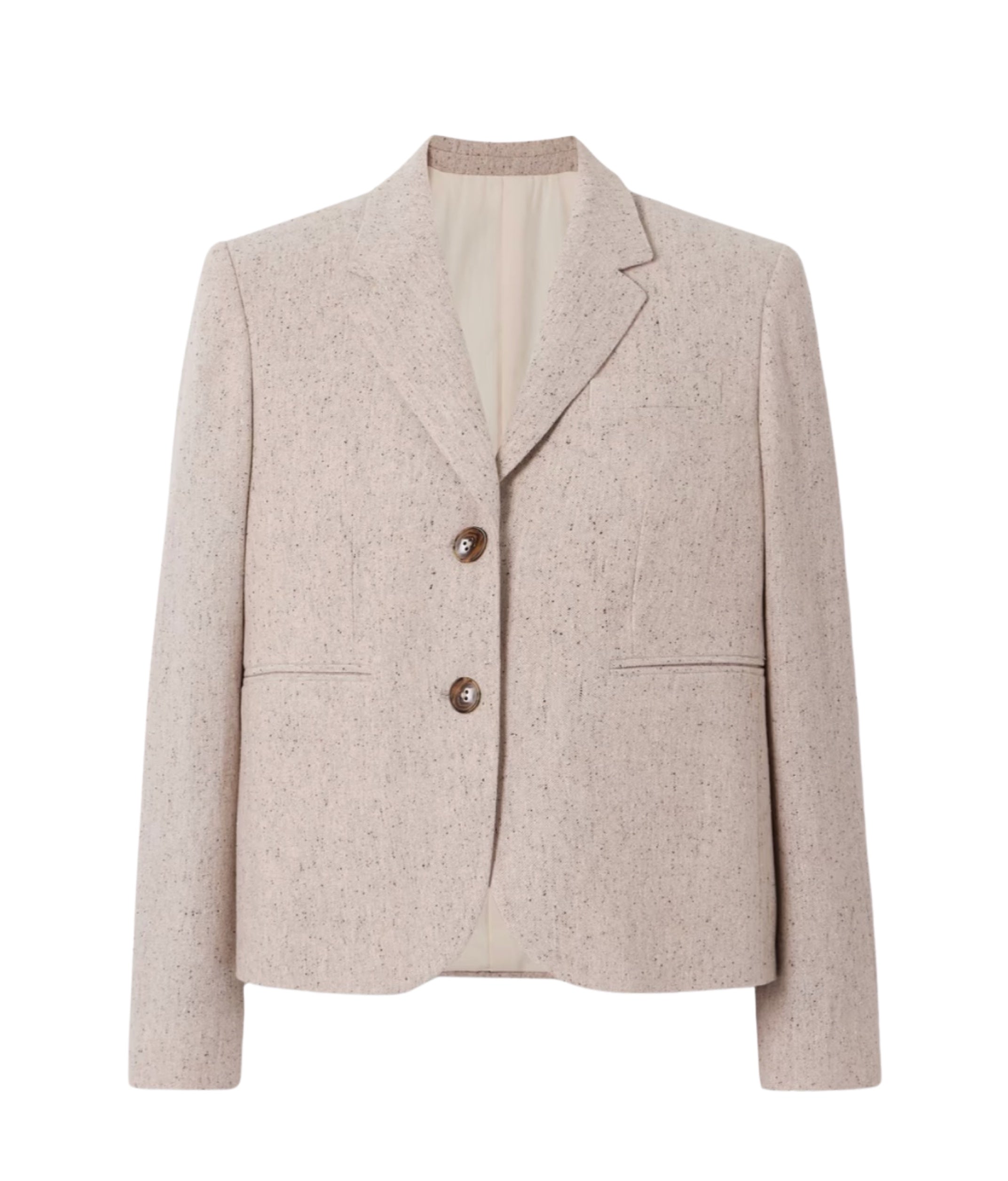 Brooke Mélange Wool-blend Tweed Blazer