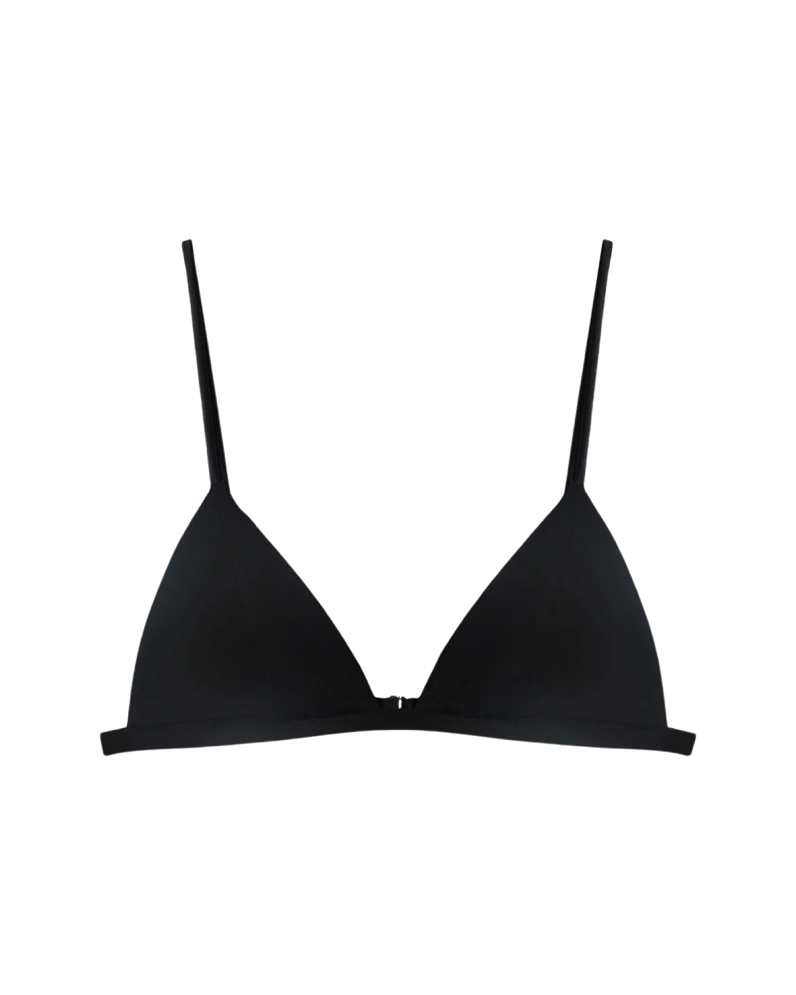 Black Luxe Triangle Bra